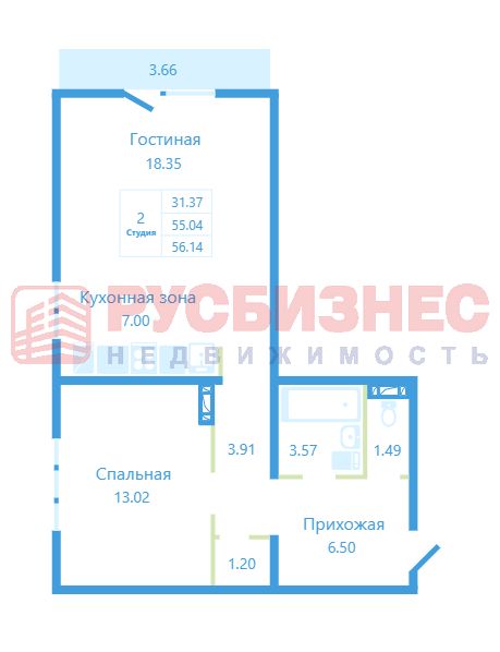 Бронная, 35, 2-комнатная квартира