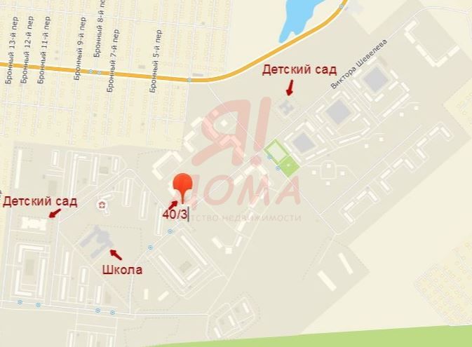 Бронная, 40/4, 3-к квартира