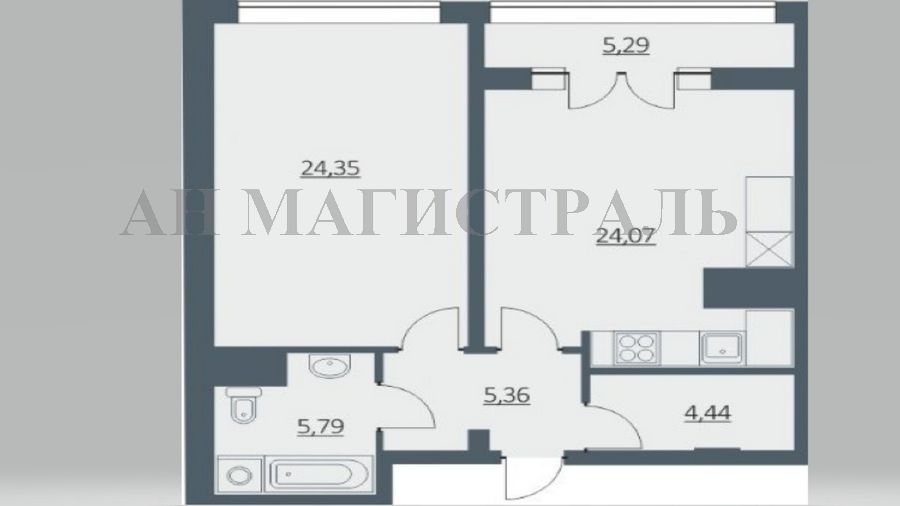 Немировича-Данченко, 150/3, 2-к квартира