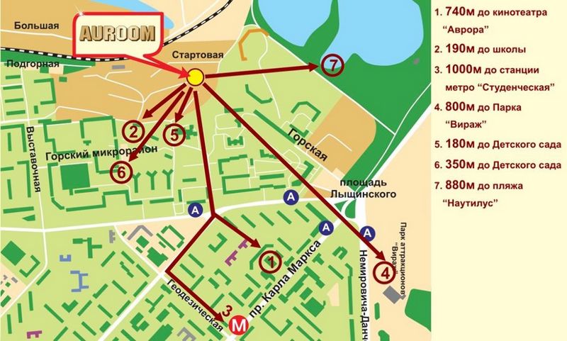 Горский, 12, 1-к квартира