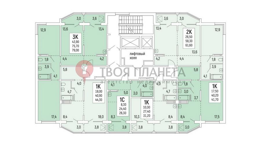 Красногорская, 29стр, 3-к квартира